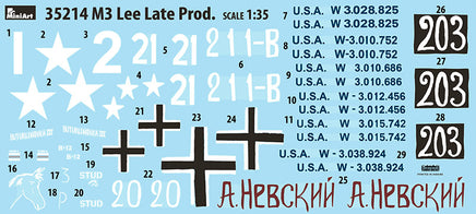 1/35 Mini Art - M3 Lee Late Production Tank - 35214