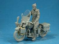 1/35 Mini Art - U.S. Military Policeman with Motorcycle - 35168 - MPM Hobbies