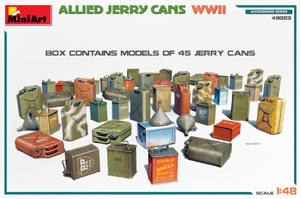1/48 Mini Art - Allied Jerry Cans WWII - 49003