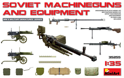 1/35 Mini Art - Soviet Machine Guns And Equipment - 35255