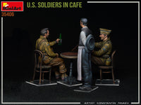 1/35 Mini Art - U.S. Soldiers in Cafe - 35406