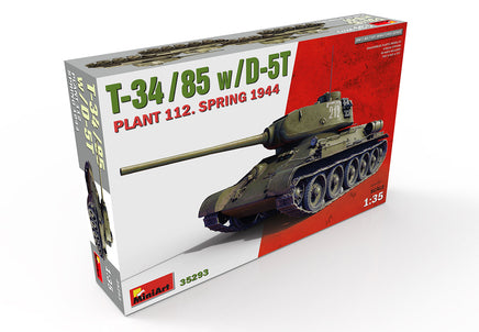 1/35 Mini Art - T-34/85 w/D-5T Plant 112 Spring 1944 - 35293
