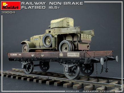 1/35 Mini Art - Railway Non-Brake Flatbed 16.5T - 39004