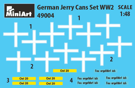 1/48 Mini Art - German Jerry Cans WWII - 49004
