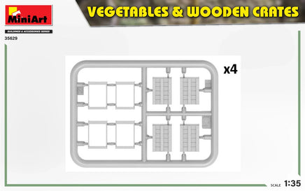 1/35 Mini Art - Vegetables & Wooden Crates - 35629 - MPM Hobbies