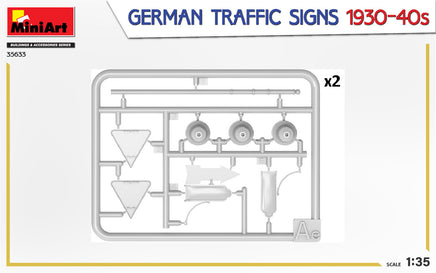 1/35 Mini Art - German Traffic Signs 1930-40's - 35633