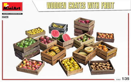 1/35 Mini Art - Wooden Crates with Fruit - 35628 - MPM Hobbies