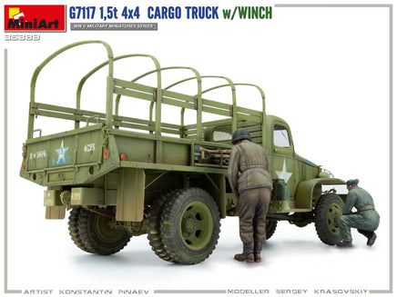 1/35 Mini Art - G7117 1.5T 4x4 Cargo Truck w/Winch - 35389