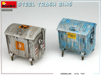 1/35 Mini Art - Steel Trash Bins - 35636