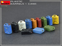 1/35 Mini Art - Plastic Barrels & Cans - 35590