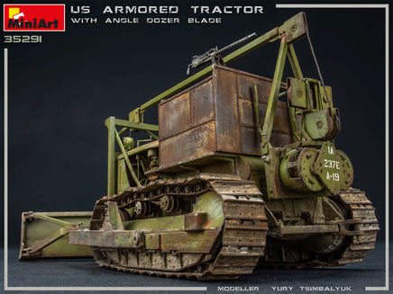 1/35 Mini Art - U.S. Armored Tractor with Angle Dozer Blade - 35291