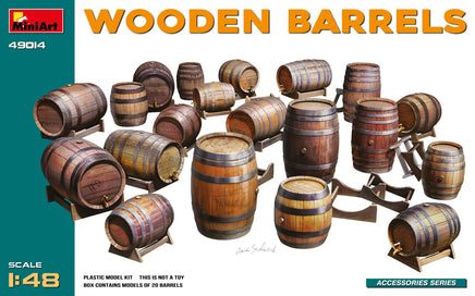 1/48 Mini Art Wooden Barrels - 49014