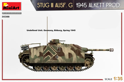 1/35 Mini Art - Stug III Ausf. G 1945 Alkett Prod. - 35388 - MPM Hobbies