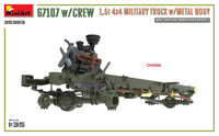 1/35 Mini Art - G7107 w/Crew 1.5T 4x4 Cargo Truck w/Metal Body - 35383