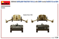 1/35 Mini Art - German Artillery Tractor T-60 (r) & Crew - 35395