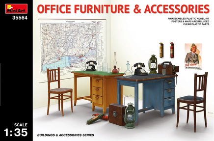 1/35 Mini Art - Office Furniture & Accessories - 35564 - MPM Hobbies
