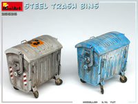 1/35 Mini Art - Steel Trash Bins - 35636