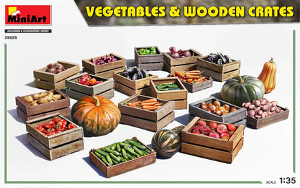 1/35 Mini Art - Vegetables & Wooden Crates - 35629 - MPM Hobbies