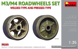 1/35 Mini Art - M3/M4 Roadwheels Set Welded Type And Pressed Type - 35220 - MPM Hobbies