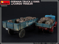 1/35 Mini Art - German Truck L1500S w/Cargo Trailer - 38023