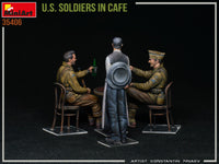 1/35 Mini Art - U.S. Soldiers in Cafe - 35406