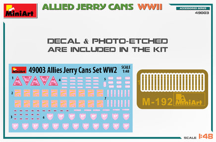 1/48 Mini Art - Allied Jerry Cans WWII - 49003