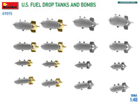 1/48 Mini Art - U.S. Fuel Drop Tanks And Bombs - 49015