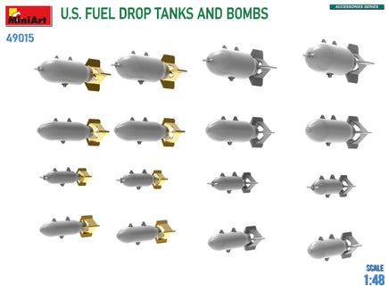 1/48 Mini Art - U.S. Fuel Drop Tanks And Bombs - 49015