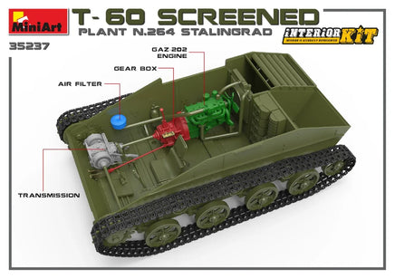 1/35 Mini Art - T-60 Screened (Plant No.264 Stalingrad) - 35237 - MPM Hobbies