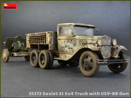 1/35 Mini Art - Soviet 2T 6x4 Truck & 76-mm USV-BR Gun - 35272