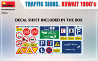 1/35 Mini Art - Traffic Signs Kuwait 1990’s - 35631