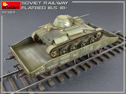 1/35 Mini Art - Soviet Railway Flatbed 16.5-18T - 35303
