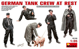 1/35 Mini Art - German Tank Crew At Rest - 35198 - MPM Hobbies