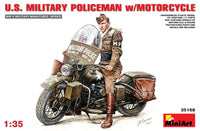 1/35 Mini Art - U.S. Military Policeman with Motorcycle - 35168 - MPM Hobbies