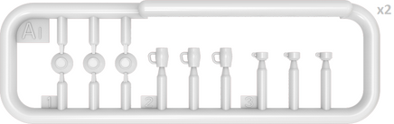 1/35 Mini Art - Household Crockery & Glass Set - 35559