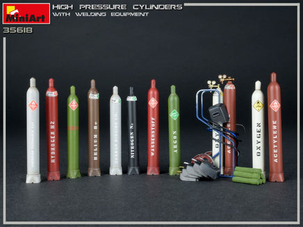 1/35 Mini Art - High Pressure Cylinders w/Welding Equipment - 35618