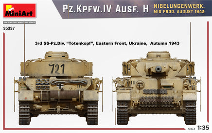 1/35 Mini Art - Pz.Kpfw.IV Ausf. H Nibelungenwerk - 35337