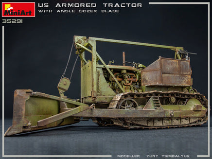 1/35 Mini Art - U.S. Armored Tractor with Angle Dozer Blade - 35291
