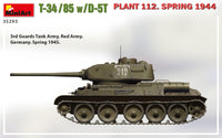 1/35 Mini Art - T-34/85 w/D-5T Plant 112 Spring 1944 - 35293