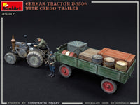 1/35 Mini Art - German Tractor D8506 with Cargo Trailer - 35317