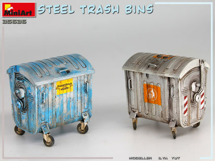 1/35 Mini Art - Steel Trash Bins - 35636