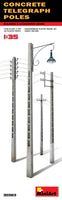 1/35 Mini Art - Concrete Telegraph Poles - 35563