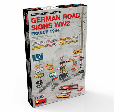 1/35 Mini Art - German Road Signs WWII (France 1944) - 35600