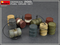 1/35 Mini Art - German 200L Fuel Drums WWII - 35597