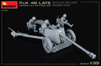 1/35 Mini Art - German 7.5cm Anti-Tank Gun Pak 40 Late - 35409