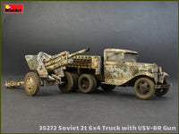 1/35 Mini Art - Soviet 2T 6x4 Truck & 76-mm USV-BR Gun - 35272