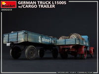 1/35 Mini Art - German Truck L1500S w/Cargo Trailer - 38023