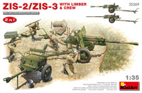 1/35 Mini Art - ZIS-2/ZIS-3 with Limber & Crew 2 in 1 - 35369