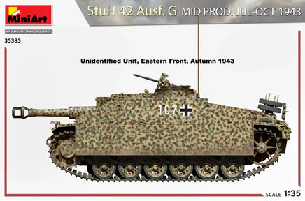 1/35 Mini Art - StuH 42 Ausf. G Mid Prod. Jul-Oct 1943 - 35385 - MPM Hobbies