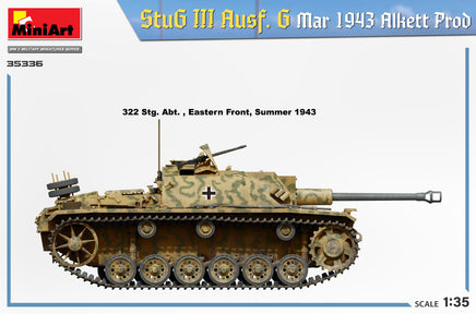 1/35 Mini Art - StuG III Ausf. G March 1943 Alkett Prod - 35336